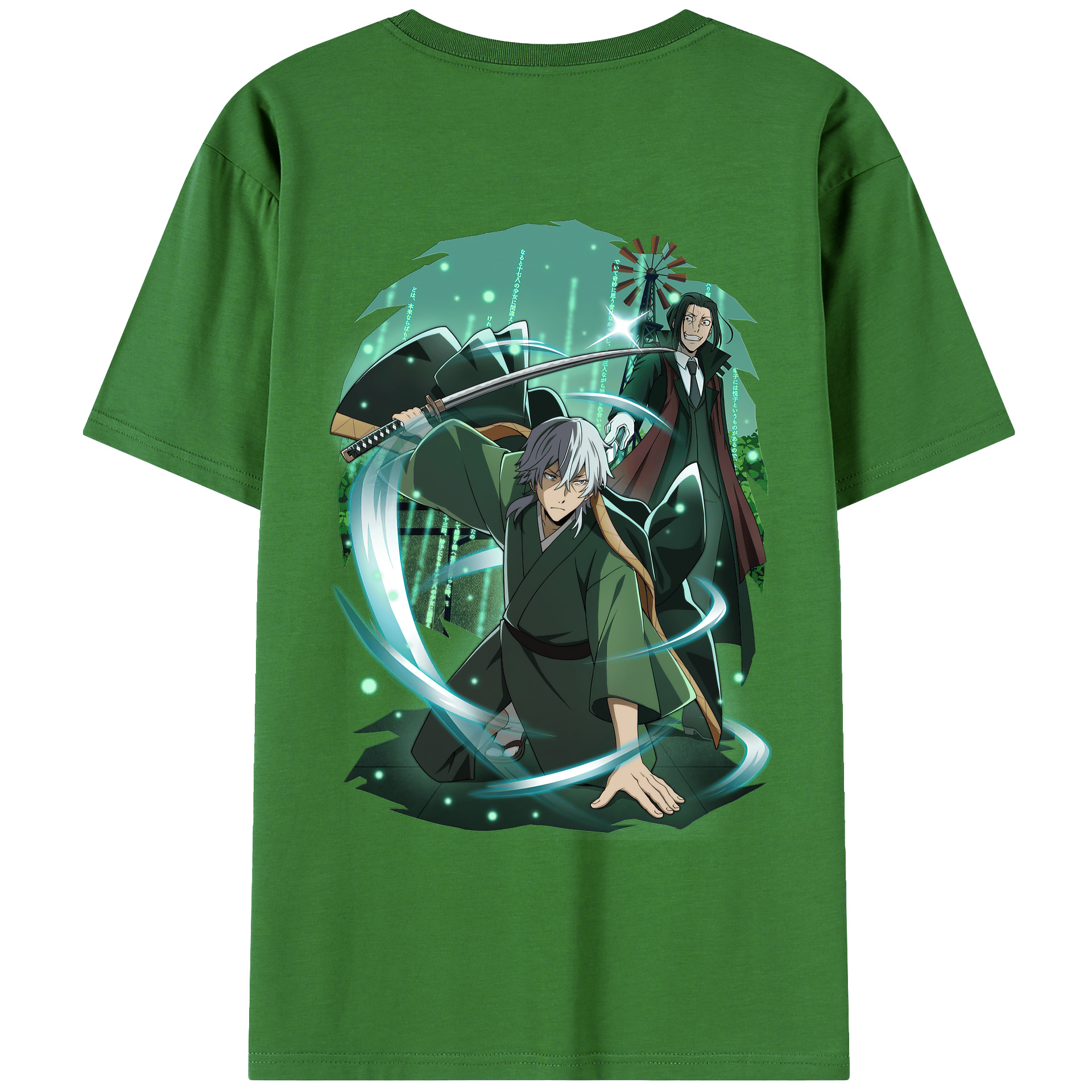 （画像用） 文豪ストレイドッグス Bungo Stray Dogs レディース半袖Tシャツ(バックプリント)